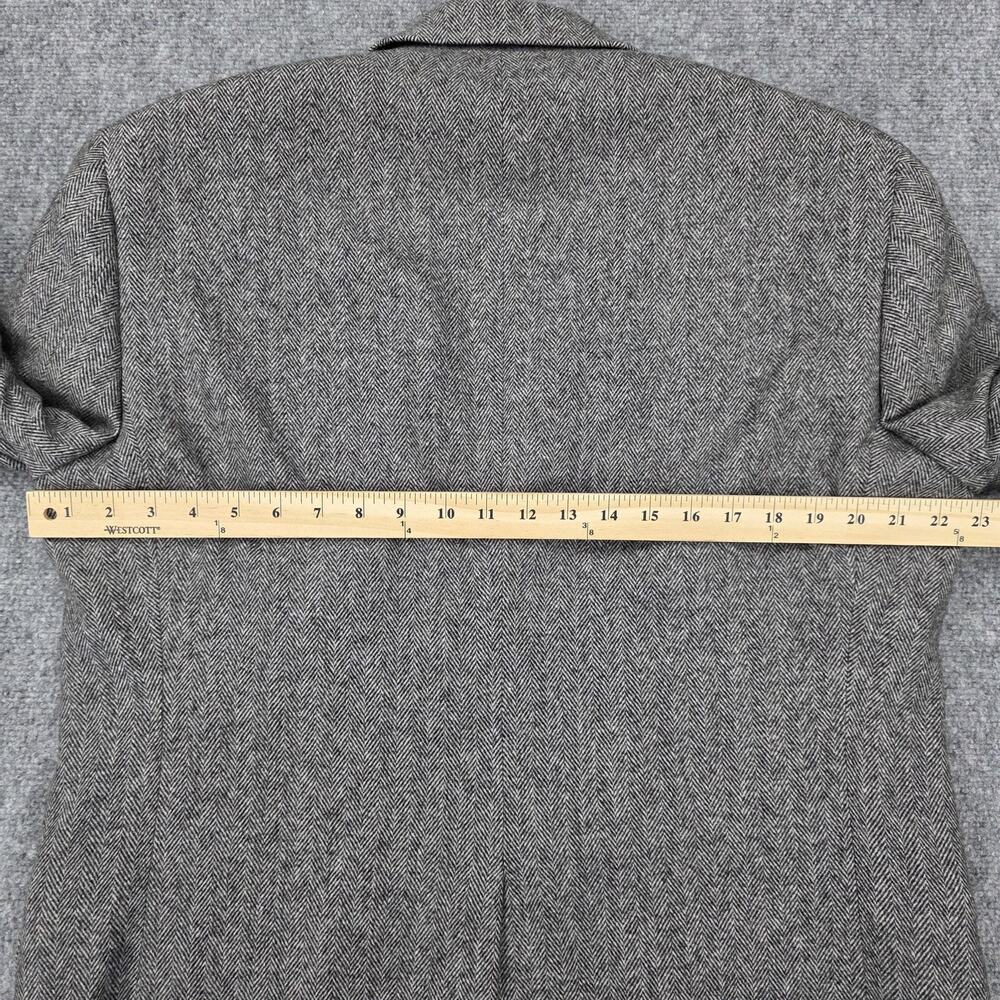 Gianfranco Ruffini Blazer Mens 42R Gray Herringbone Camel Hair Blend Italy Made - Picture 7 of 16